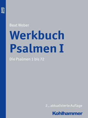 cover image of Werkbuch Psalmen I